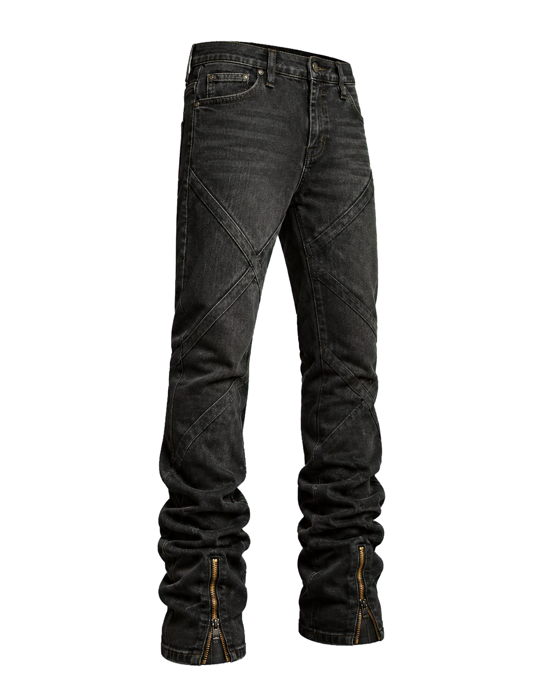 X-PANEL ZIP DENIM